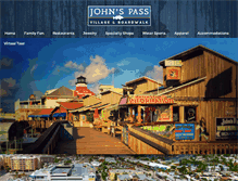 Tablet Screenshot of johnspassvillage.net